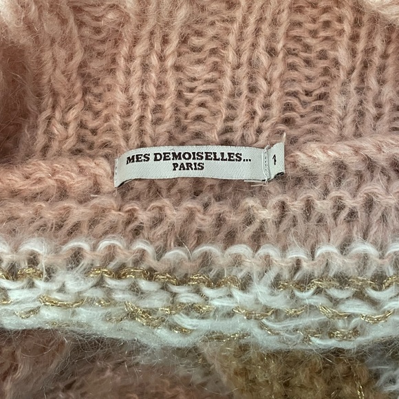 MES DEMOISELLES Paris Mohair Sweater Cardigan - Picture 5 of 5